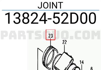 Suzuki 1382452D00 JOINT