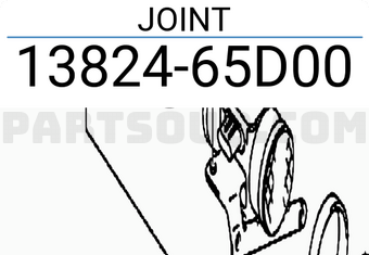 Suzuki 1382465D00 JOINT