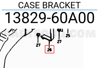 Suzuki 1382960A00 CASE BRACKET