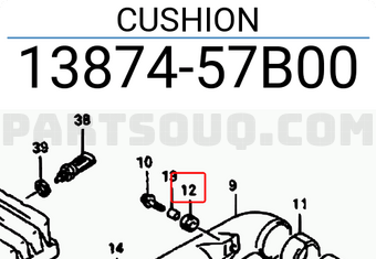 Suzuki 1387457B00 CUSHION