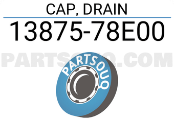 Suzuki 1387578E00 CAP, DRAIN