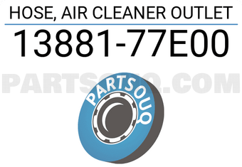 Suzuki 1388177E00 HOSE, AIR CLEANER OUTLET