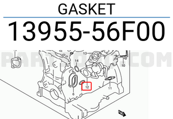 Suzuki 1395556F00 GASKET