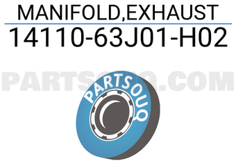 Suzuki 1411063J01H02 MANIFOLD,EXHAUST