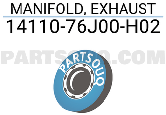 Suzuki 1411076J00H02 MANIFOLD, EXHAUST