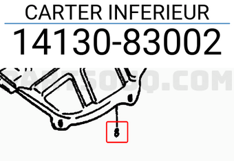 Suzuki 1413083002 CARTER INFERIEUR