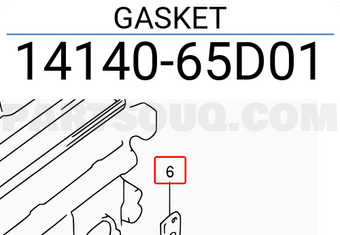 Suzuki 1414065D01 GASKET