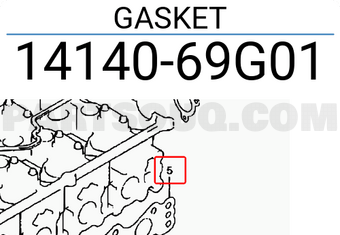 Suzuki 1414069G01 GASKET