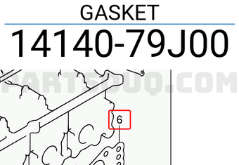 Suzuki 1414079J00 GASKET