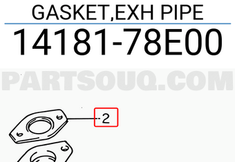 Suzuki 1418178E00 GASKET,EXH PIPE