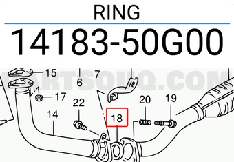 Suzuki 1418350G00 RING