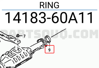 Suzuki 1418360A11 RING