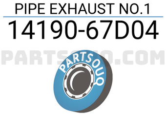 Suzuki 1419067D04 PIPE EXHAUST NO.1