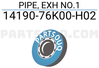 Suzuki 1419076K00H02 PIPE, EXH NO.1