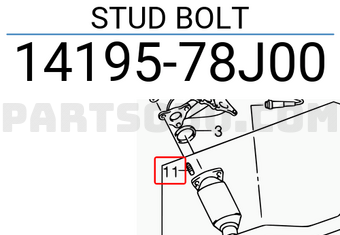 Suzuki 1419578J00 STUD BOLT