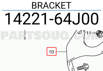 Suzuki 1422164J00 BRACKET