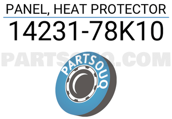 Suzuki 1423178K10 PANEL, HEAT PROTECTOR
