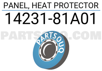 Suzuki 1423181A01 PANEL, HEAT PROTECTOR