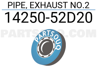 Suzuki 1425052D20 PIPE, EXHAUST NO.2