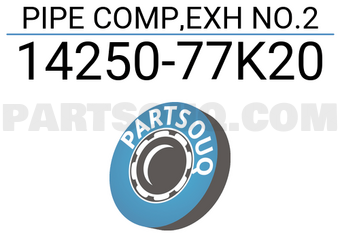 Suzuki 1425077K20 PIPE COMP,EXH NO.2