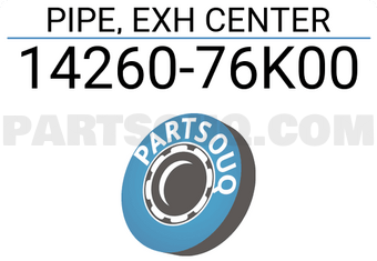 Suzuki 1426076K00 PIPE, EXH CENTER