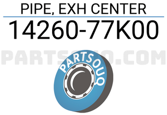 Suzuki 1426077K00 PIPE, EXH CENTER