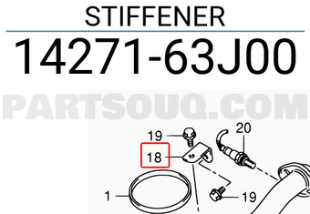 Suzuki 1427163J00 STIFFENER