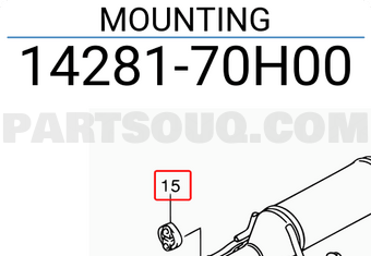 Suzuki 1428170H00 MOUNTING
