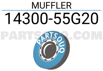 Suzuki 1430055G20 MUFFLER