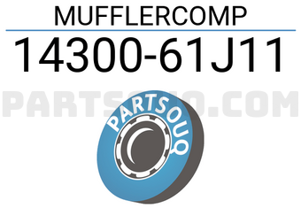 Suzuki 1430061J11 MUFFLERCOMP
