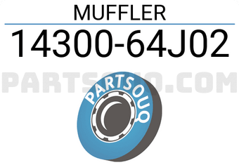 Suzuki 1430064J02 MUFFLER