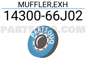 Suzuki 1430066J02 MUFFLER,EXH