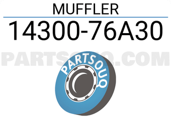 Suzuki 1430076A30 MUFFLER