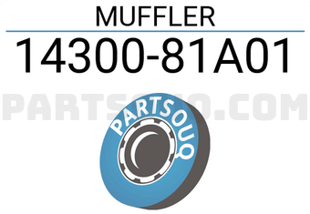Suzuki 1430081A01 MUFFLER