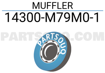 Suzuki 14300M79M01 MUFFLER