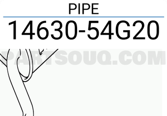 Suzuki 1463054G20 PIPE