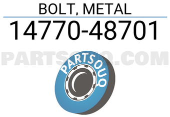 Suzuki 1477048701 BOLT, METAL