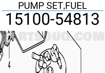Suzuki 1510054813 PUMP SET,FUEL