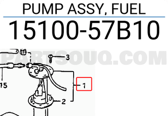 Suzuki 1510057B10 PUMP ASSY, FUEL