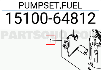 Suzuki 1510064812 PUMPSET,FUEL