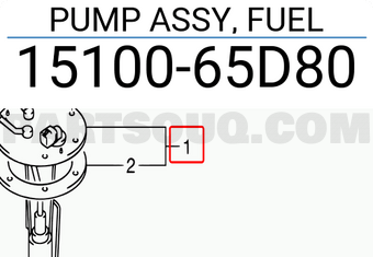 Suzuki 1510065D80 PUMP ASSY, FUEL