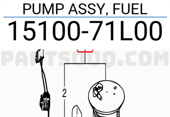 Suzuki 1510071L00 PUMP ASSY, FUEL