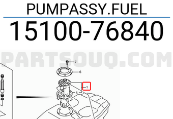Suzuki 1510076840 PUMPASSY.FUEL