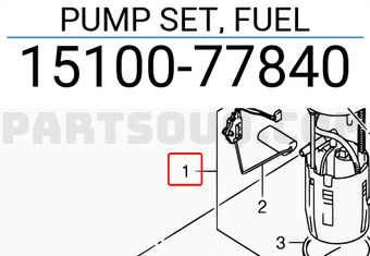Suzuki 1510077840 PUMP SET, FUEL