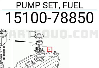 Suzuki 1510078850 PUMP SET, FUEL
