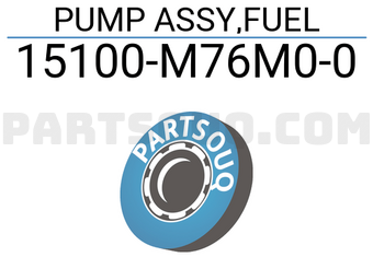 Suzuki 15100M76M00 PUMP ASSY,FUEL