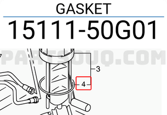 Suzuki 1511150G01 GASKET