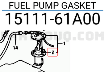 Suzuki 1511161A00 FUEL PUMP GASKET