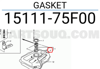 Suzuki 1511175F00 GASKET
