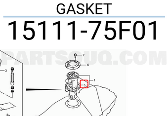 Suzuki 1511175F01 GASKET